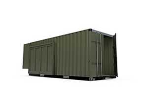 Shipping container.