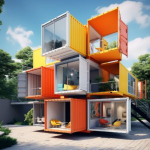 Shipping container housing