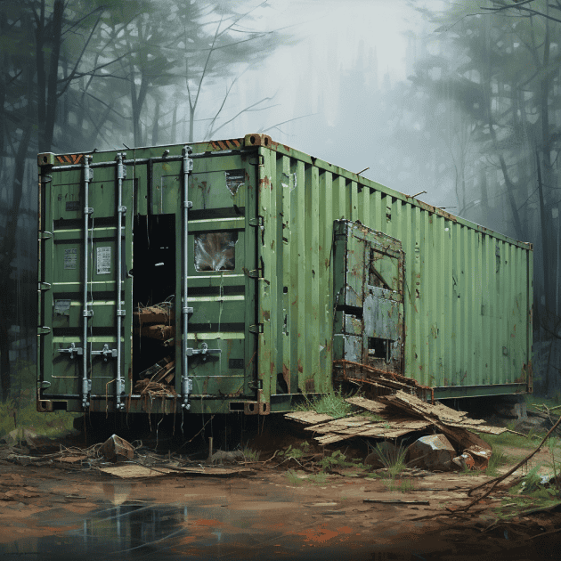Old Shipping Container