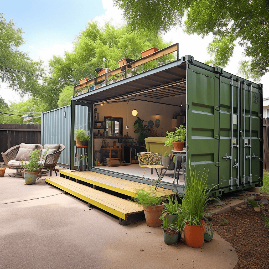 Shipping Container Shed